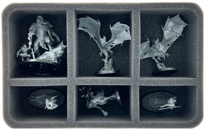 Feldherr Storage Box FSLB250 for Warhammer Quest: Cursed City - Nightwars + Nemesis - expansions + 32 miniatures