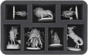 Feldherr Storage Box FSLB310 + Organizer Insert for Kingdom Death: Monster Gambler's Chest Expansion - miniatures + game material