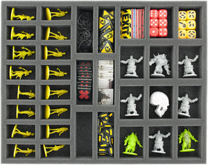 Feldherr Storage Box FSLB310 for Zombicide: Black Plague - core game + Wulfsburg + miniatures