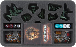Feldherr Storage Box FSLB310 for Warhammer Underworlds: Beastgrave - 8 warbands + Dreadfane warbands + Primal Lair