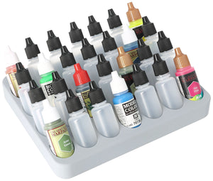 Feldherr Paint Racks with 4l Really Useful Box - 49 paint bottles + accessories