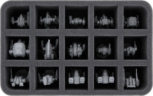 Feldherr Storage Box Eurobox with Foam Set for BattleTech Mechs and Tanks transport and protection (EB188Set)