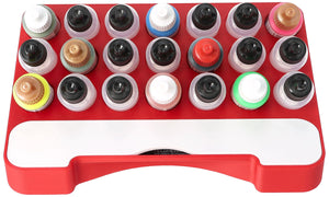 Feldherr paint rack with brush compartment for 4l Really Useful Box - 21 paint bottles