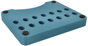 Feldherr paint rack with brush compartment for 4l Really Useful Box - 21 paint bottles