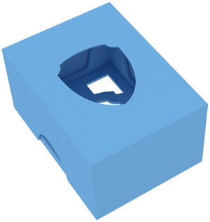 Feldherr plastic card holder + lid for game cards in Standard Card Game Size - 150 cards - 1 tray