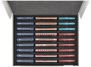 Feldherr Storage Box FSLB040 for model railway locomotives, wagons and vehicles - 9 slots for Z gauge horizontal