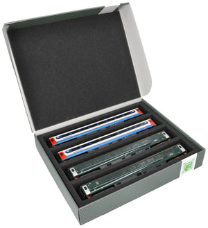 Feldherr Storage Box FSLB055 for model railway locomotives wagons and vehicles 4 slots for 00 gauge horizontal