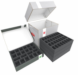 Feldherr Storage box FSLB310 with Storage box FSLB055 + 3D set for Heroes of Might & Magic III: The Board Game - Gameplay All-In Pledge - miniatures + cards + tokens