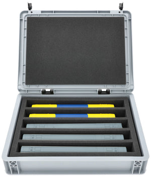 Feldherr Eurobox 40x30 Set for model railway - H0 scale - 5 compartments - foam insert for upright storage