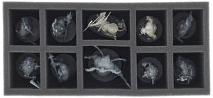 Zestaw piankowy Feldherr + wkładka organizacyjna do Warhammer Quest: Darkwater - Core Game Box