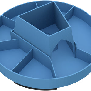 Feldherr token tray CAROUSEL + Feldherr 3D Food Tokens Upgrade Set for Wingspan - complete set