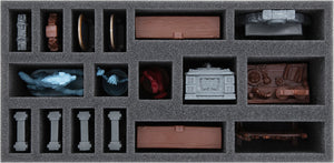 Feldherr foam and Organizer Insert Bundle for HeroQuest (2021) core game + 5 expansions - in original board game boxes