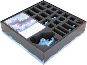 Feldherr foam and Organizer Insert Bundle for HeroQuest (2021) core game + 5 expansions - in original board game boxes