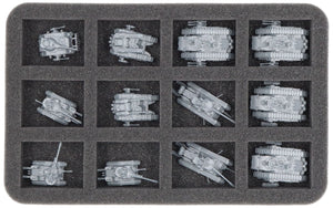 HS040A054 Feldherr Half-Size foam tray for Legions Imperialis - 12 compartments