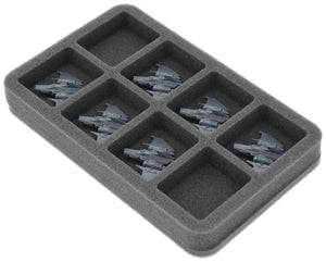 HS035A075 Feldherr foam tray for Legions Imperialis - 8 compartments