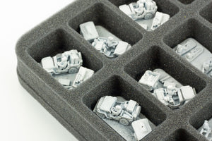 HS035BF05BO taca na pianę z 16 przedziały do Flames of War - średnie bazy