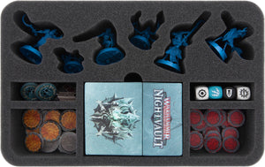 Feldherr foam set for Warhammer Underworlds: Nightvault - 8 Warbands + Arcane Hazards
