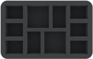 HS050A130 Feldherr foam tray for Chaos Space Marines - 10 compartments