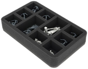 HS050A161 Feldherr foam tray for Tribes of Orcs and Goblins - 10 Compartments
