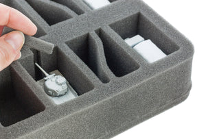 HS050BF04BO 50 mm pół-wymiarowa taca na pianę z podstawą - FOW 8 Zbiorniki