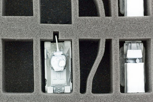 HS050BF04BO 50 mm pół-wymiarowa taca na pianę z podstawą - FOW 8 Zbiorniki