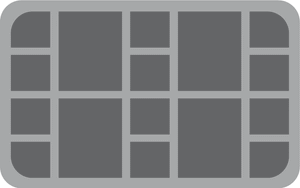 HS060SD03 60 mm Taca na pianę Half-Size do 16 Super Dungeon Eksploruj dane liczbowe