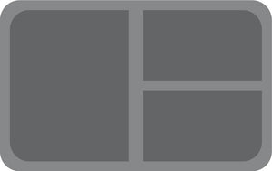 HS060IA06 60 mm 3 duże szczeliny dla Star Wars Imperial Assault