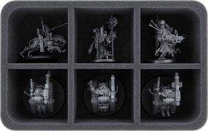 HS075A026 Feldherr foam tray for Adeptus Mechanicus - 6 compartments