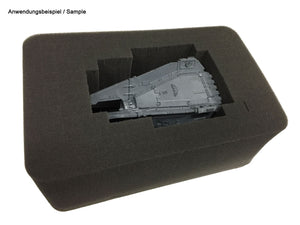 HS100RS 100 mm Rysunek Taca na piankę w połowie rozmiaru Klej samoprzylepny Raster