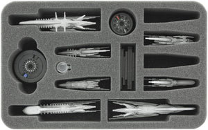HSHB045BO 45 mm half-size foam tray for Dropfleet Commander - PHR Cruiser and Frigates + FREE capsule for pegs