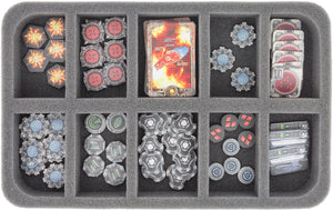 Feldherr Magnetic Box yellow for 10 larger miniatures