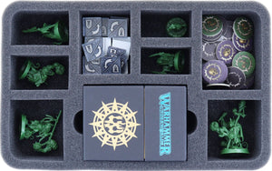 Feldherr Magnetic Box green for Warhammer Underworlds: Wyrdhollow - Skabbik’s Plaguepack + Game Material