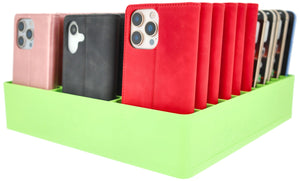 Feldherr Classroom Phone Caddy XL for Schools and Training Centers - 33 slots for large smartphones and flip cases