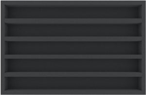 JV050A004 Wkładka piankowa Feldherr do modelu kolejowego - skala 00 - 5 przedziałów - do przechowywania poziomego