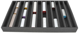 JV055A003 Feldherr foam insert for model railway - H0m scale - 13 compartments - for upright storage