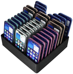 Feldherr class set of cell phone parking spaces for schools and training companies - space for up to 30 smartphones