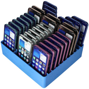 Feldherr class set of cell phone parking spaces for schools and training companies - space for up to 30 smartphones