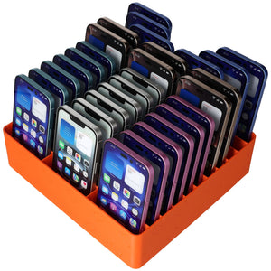 Feldherr class set of cell phone parking spaces for schools and training companies - space for up to 30 smartphones