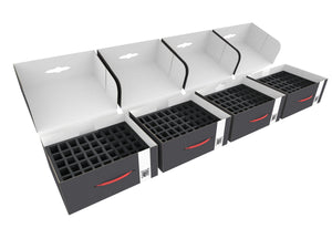 4 x Lagerbox FSLB150 90+ Panzer / Monster mit Hobby Transporter