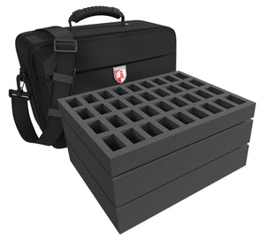 Feldherr MAXI many Tanks / Monster and 36 Infantry Figure Case