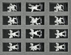 Feldherr MEDIUM case na 102 miniatury miseczek na krew