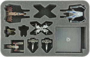 Feldherr MEDIUM Case na X-Wing Scum and Villainy, Hound's Tooth and Slave 1