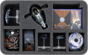 Feldherr MEDIUM Case na X-Wing Scum and Villainy, Hound's Tooth and Slave 1