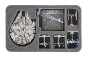 Feldherr MINI PLUS Case dla X-Wing Millennium Falcon, YT-2400, Star Ships i akcesoriów.