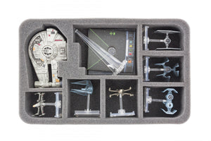 Feldherr MINI PLUS Case dla X-Wing Millennium Falcon, YT-2400, Star Ships i akcesoriów.