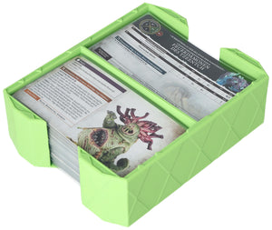Feldherr Magnetic Box green for Warhammer Age of Sigmar: Warscroll Cards (70 x 121 mm) + Miniatures + Accessories