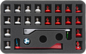 Plecak Feldherr z magnetycznym pudełkiem na Subbuteo: 18 drużyn + 2 cele