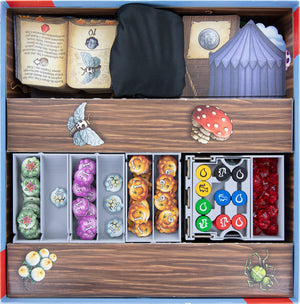 Feldherr Organizer Insert for The Quacks of Quedlinburg + The Herb Witches - core game box