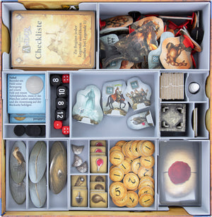 Feldherr Organizer Insert for Legends of Andor and its expansion New Heroes