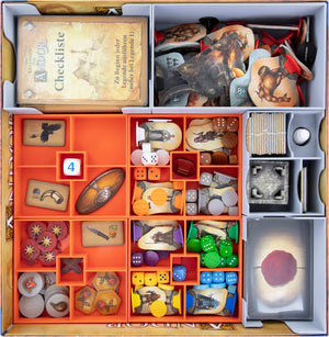 Feldherr Organizer Insert for Legends of Andor and its expansion New Heroes